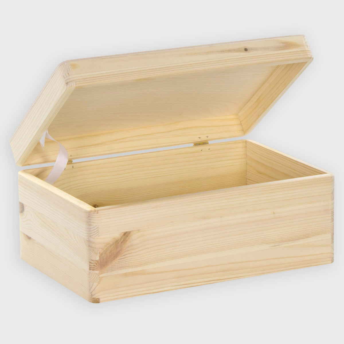 Boîte en bois rectangulaire 1-2 cm38x26h26,7