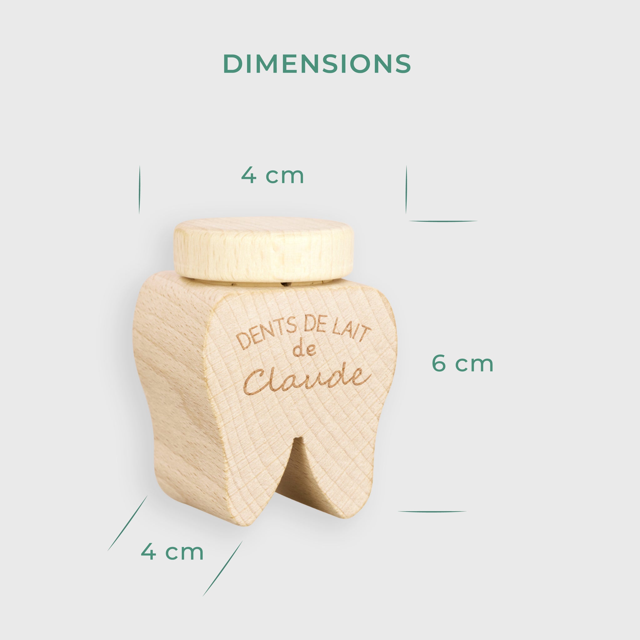 Boîte à Dents De Lait Personnalisable - Métal Multicolore - Neuf - Réf. 14 - Fabriqué En France