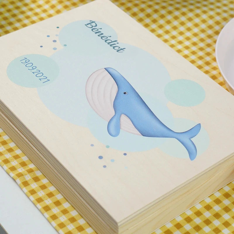 Couverts pour enfants personnalisés avec prénom - Motif Baleine - Image 9