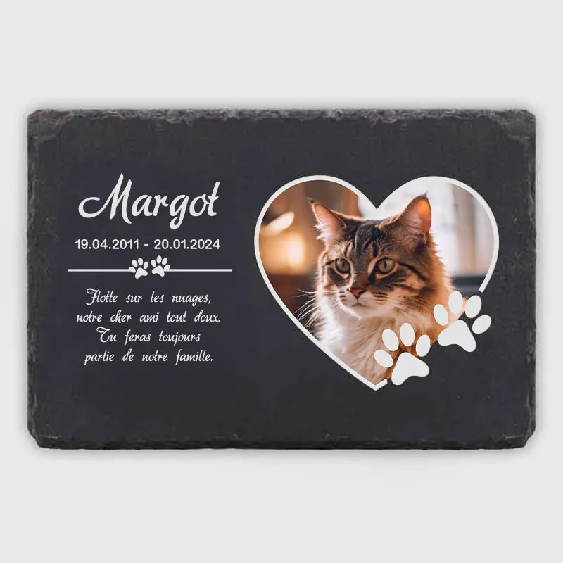 Plaque Commémorative Personnalisée Pour Chien, Bloc Acrylique De Collage De Deux Photos