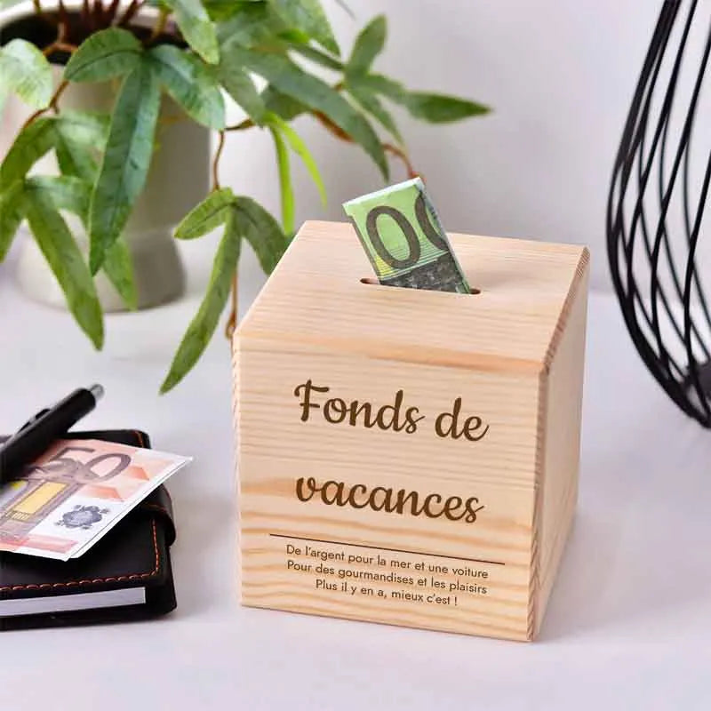 Tirelire personnalisée – Texte souhaité - Image 2
