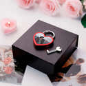 Lot De 2 Cadenas Dorés Avec Clés - Cadeau Romantique Saint-Valentin, Mariage, Anniversaire - 4