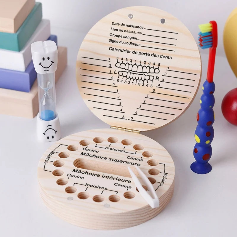 Boîte à dents de lait personnalisée avec prénom - Boîte à dents avec la fée pour enfants - Image 2