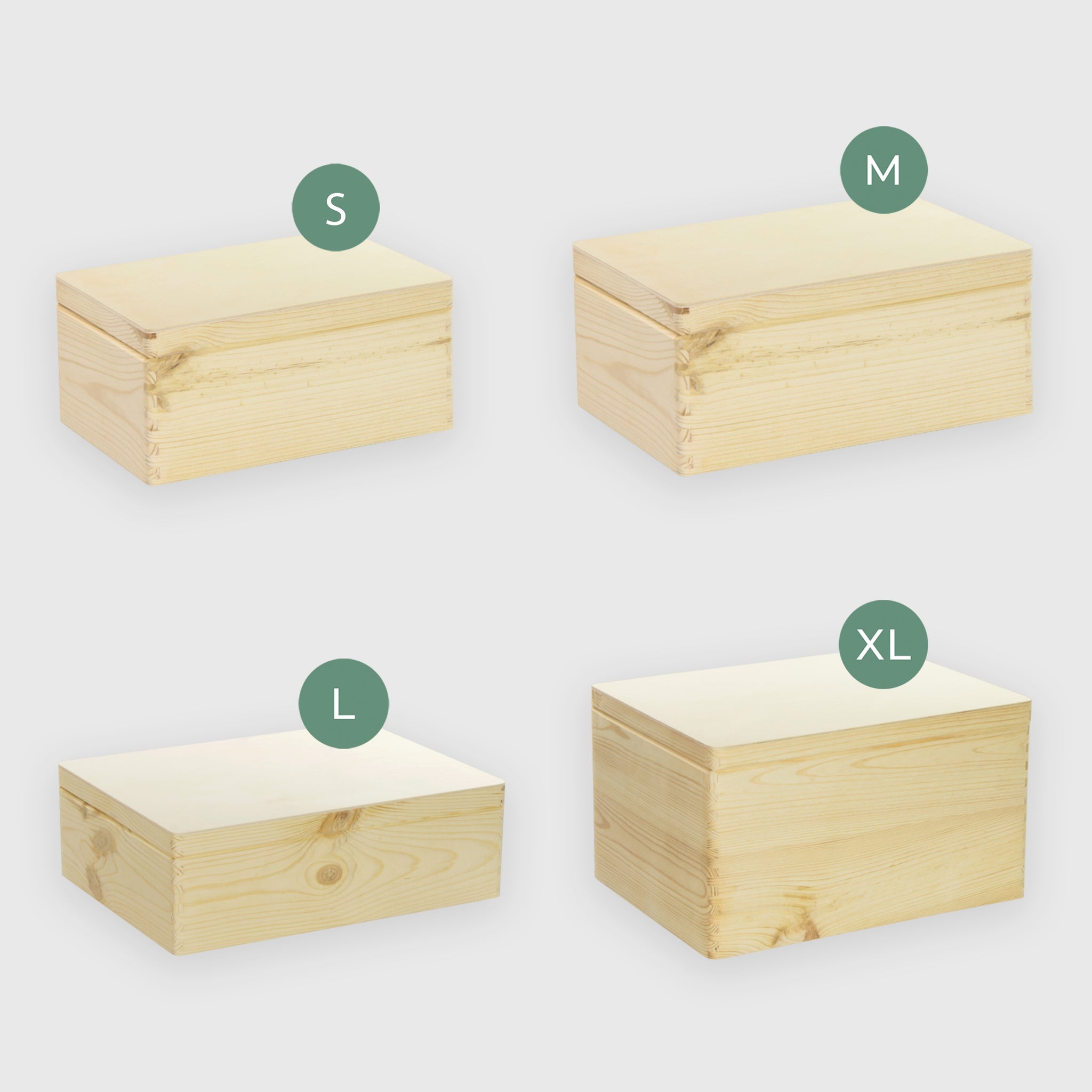 Boîte En Bois Naturel Avec Couvercle 40x30x10 Cm - Rangement Décoratif Polyvalent, Idéale Bricolage, Cadeau Ou Bijoux